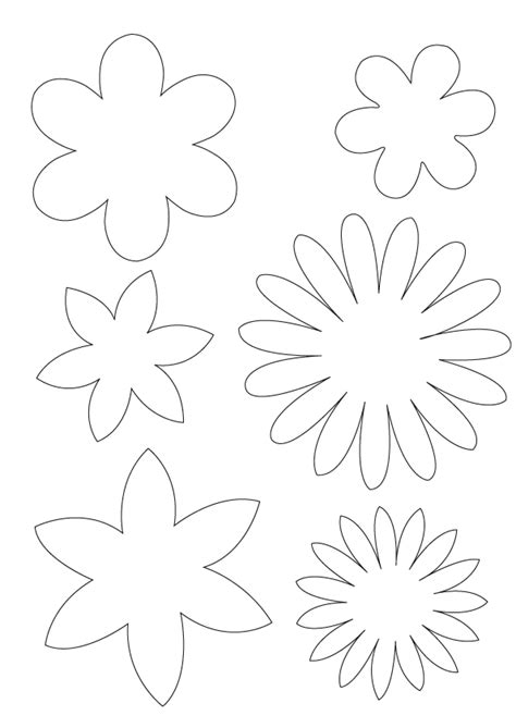 Free Printable Flower Stencil Designs And Templates 10 Best Paper