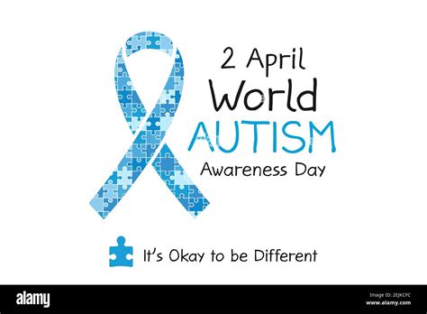 April World Autism Awareness Day Banner Symbol Of Autism Design Template For Background