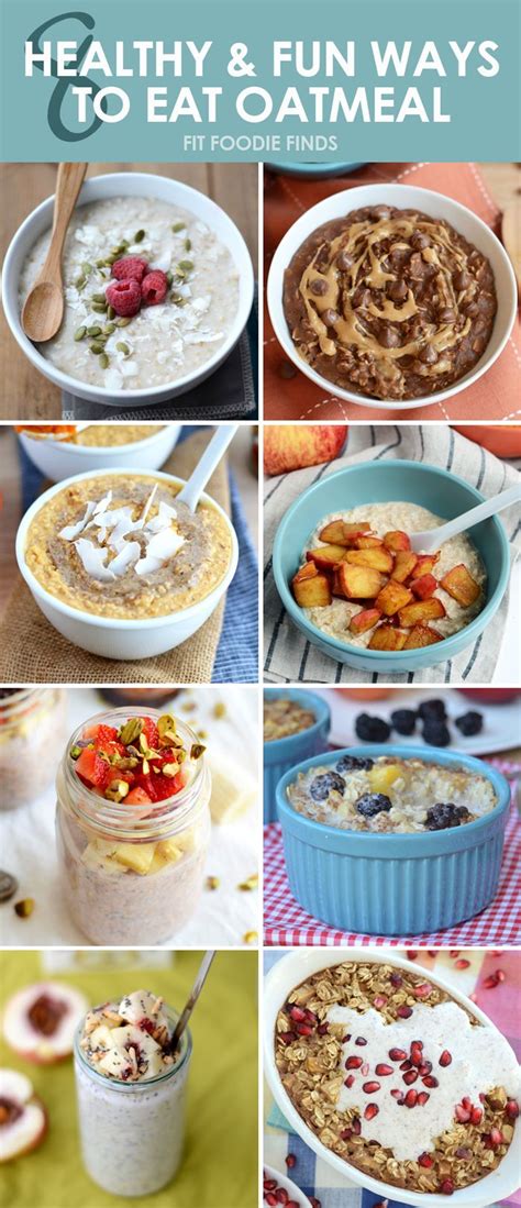 8 Healthy And Fun Ways To Eat Oatmeal Oatmeal Is The Perfect Fast Food For Energy Meals And