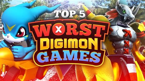 Top 5 Worst Digimon Games Youtube