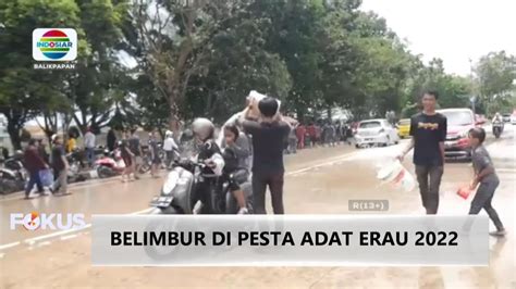 Kukar Belimbur Di Pesta Adat Erau Youtube