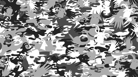 That can make your design look real and super great. Black and White Camo Wallpaper (64+ images)