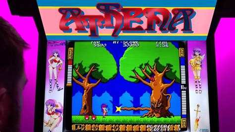 Athena Arcade Cabinet Mame Gameplay W Hypermarquee Youtube