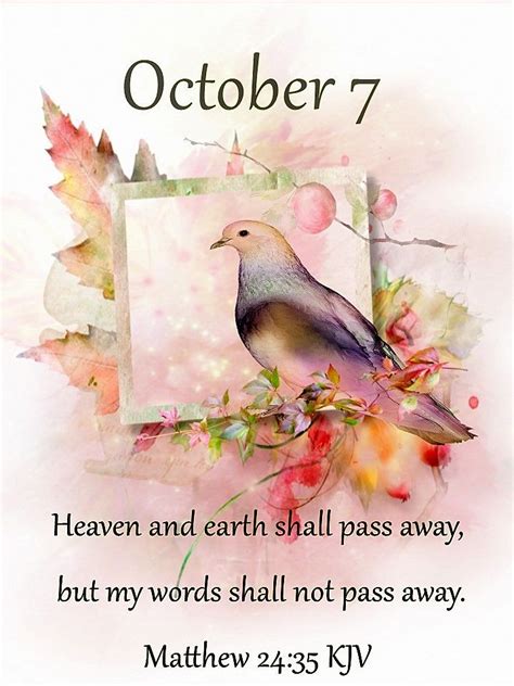 October 7 Quotes And Daily Bible Verse