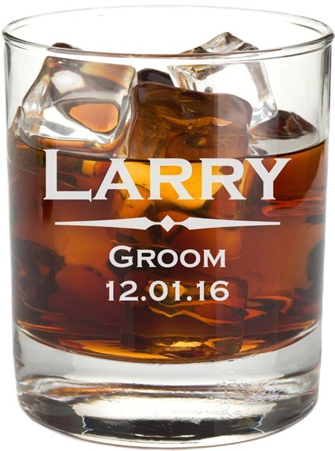 Personalized Whiskey Glass With Custom Engraving Rg01 Handmade