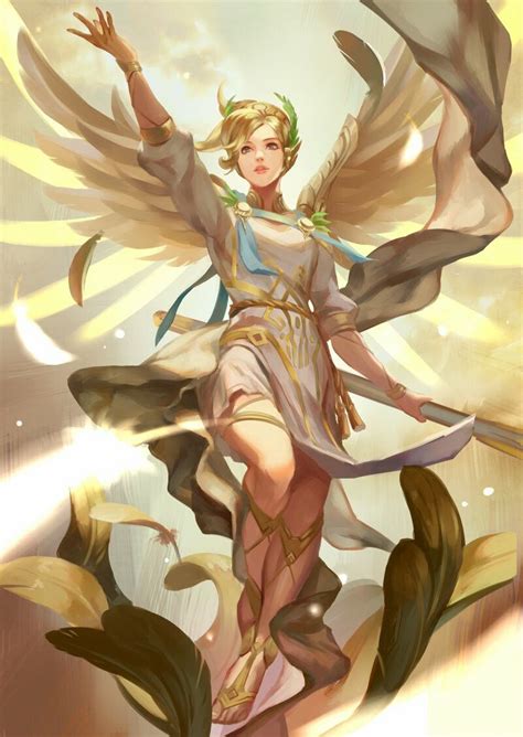 Mercy Winged Victory By Hage
