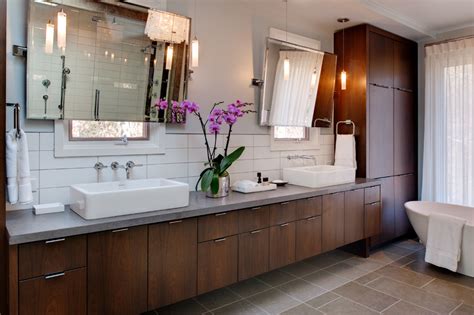 It has long been one of the most popular styles, whether you love it or don't, it is here to stay, and now, mixing modern design ideas into the mix to give the vintage look a more modern look and feel has made it even more. Mid Century Modern Vanity Upgrades Every Bathroom with ...