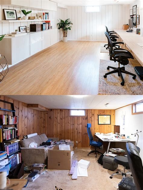 Basement Office Basement Home Office Design And Decorating Tips