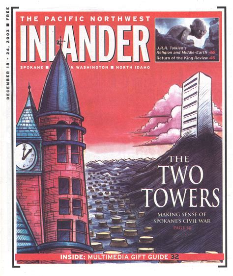 Inlander 30 Throwback The Two Towers Local News Spokane The
