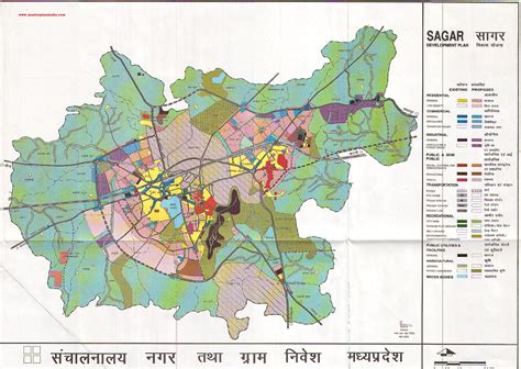 Sagar Development Plan Map Master Plans India