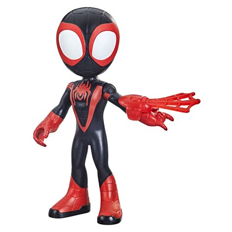 Buy Marvel Spidey And His Amazing Friends Supersized Miles Morales Spider Man 9 Inch Action