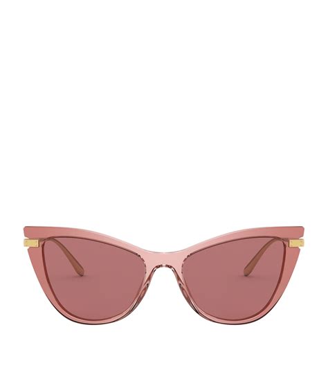 Dolce And Gabbana Pink Cat Eye Sunglasses Harrods Uk
