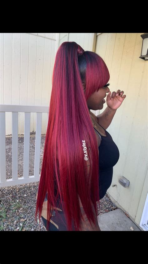 Extended Ponytail With China Bangs Red Hair Red Hair With Bangs Kids