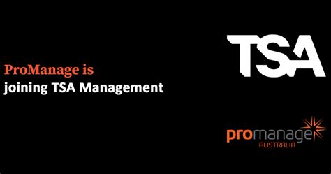 Tsa Announces Promanage Will Join Australasian Project Management Group