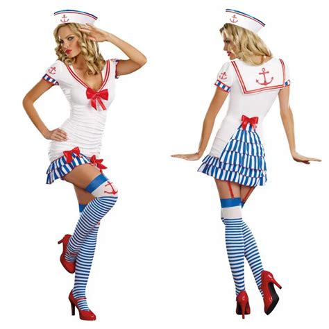 Hot Popular Extremely Seductive Halloween Costumes For Women Sailor