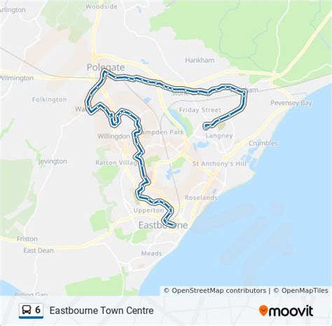6 Route Schedules Stops And Maps Eastbourne Town Centre Updated