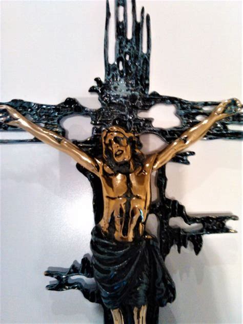 Grand Crucifix De Salvador Dalí 60 X 40 Cm Bronze Catawiki