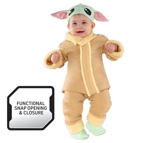 Grogu Baby Costume 12 18m Star Wars Baby Yoda Imagine Le Fun