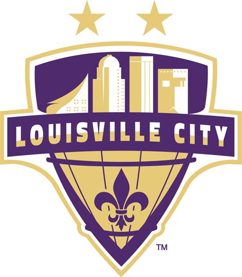 Um Grande Escudeiro Estados Unidos Usl Novo Logo Do Louisville City Fc