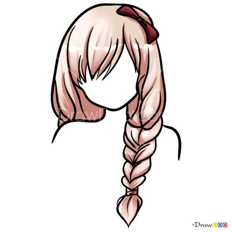 How To Draw Pigtail Hairstyles