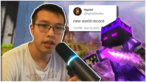 I Became A Hypixel Skyblock Speedrunner Hypixel Skyblock Youtube