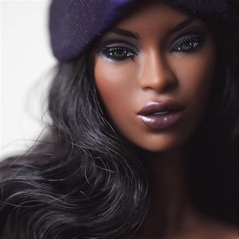 Black Barbie Barbie World Collector Dolls African Beauty Custom Dolls Doll Face Adele