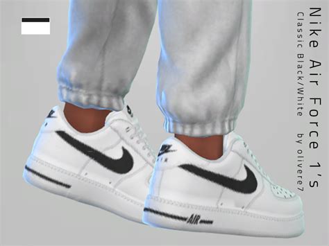 Olivere7s Nike Air Force 1s Sims 4 Tsr Sims 4 Men Clothing Sims 4