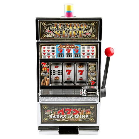 Urban Kit Metal Slot Machine Bank Lucky Sevens Jumbo Slot Machine