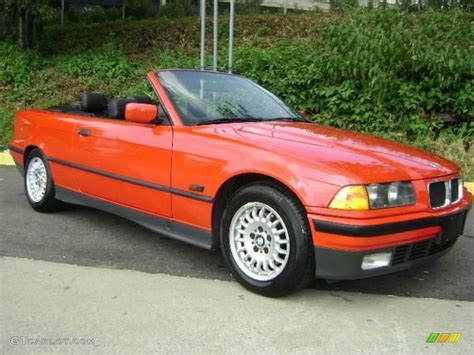 1995 Bright Red Bmw 3 Series 325i Convertible 16274366 Photo 2