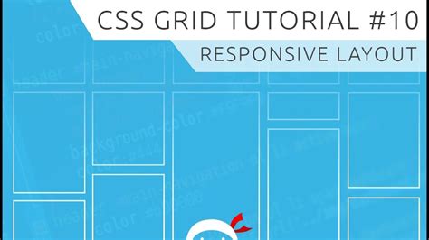 Css Grid Tutorial 10 Responsive Grid Example Youtube