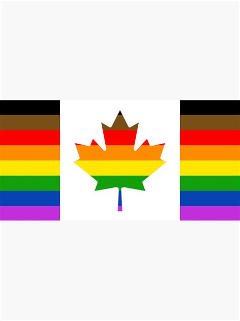 Inclusive Canada Pride Flag Sticker For Sale By Sargealex Redbubble