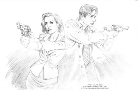 X Files Agent Scully And Agent Mulder X Files Scully Mulder