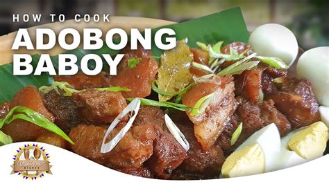 How To Cook Classic Adobong Baboy Pork Adobo Simple And Easy Recipe