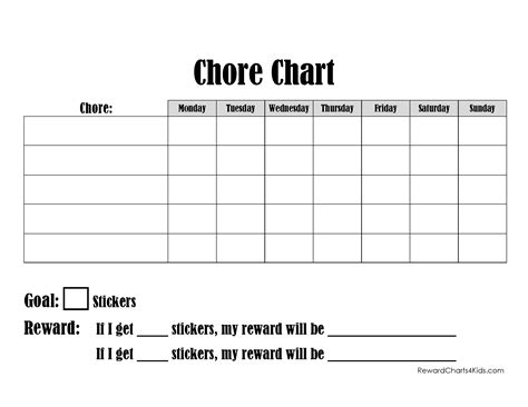 Chores For 7 Year Olds Chore List And Free Chore Charts