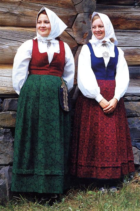 Trykktykjol Norwegian Clothing Scandinavian Dress Traditional Outfits