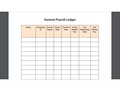 Free Printable Payroll Ledger Free Printable Templates