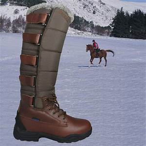 Brogini Riding Country Dog Walking Yard Winter Warm Leather Mucker Boot