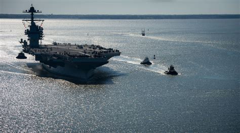 Us Navy Deploys New Aircraft Carrier That Boasts New Technology