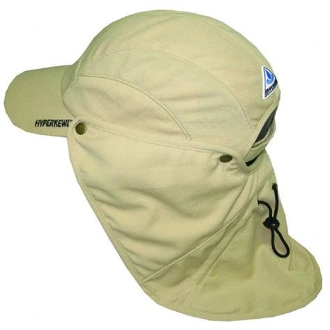 Hyperkewl Khaki Ultra Sport Cooling Hat With Detachable Cooling Neck
