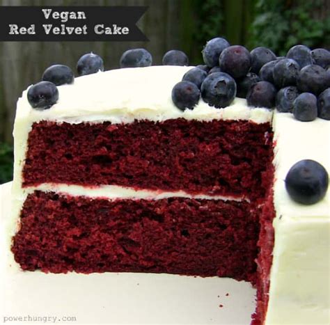 Roasted beets for no dye red velvet cake. Vegan Red Velvet Cake | power hungry