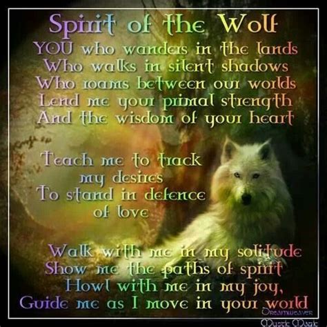 Beautiful Wolf Spirit Wolf Spirit Animal Wolf Quotes