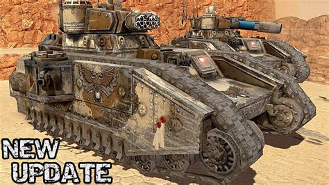 New Units Macharius Heavy Tanks Vs Chaos Astartes Mod Warhammer