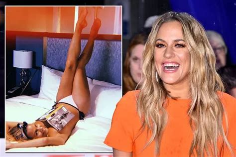 Love Island Host Caroline Flack Ditches Bra In Topless Instagram Snap Best Celebrity News