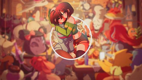 Wallpaper Anime Girls Undertale Frisk Chara 1920x1080 Artheux