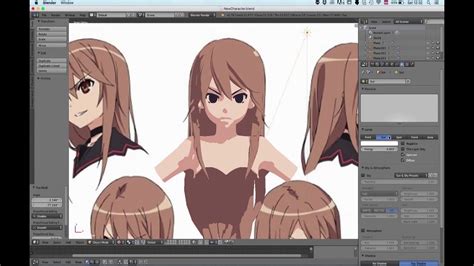 3d Anime Face And Head Modelling Practice X20 Blender Youtube