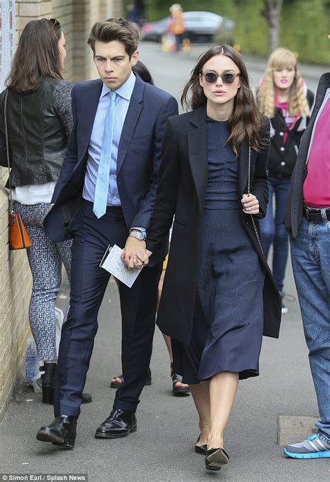 Keira Knightley Enjoys A Day At Wimbledon With Husband James Righton Daily Mail Online