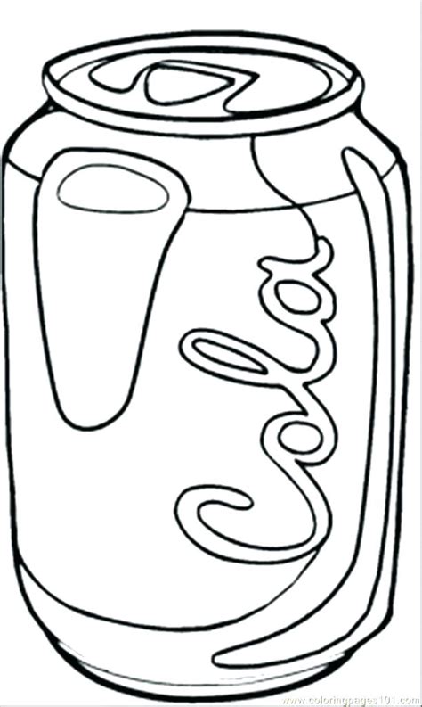 Soda Coloring Pages At Getcolorings Free Printable Colorings