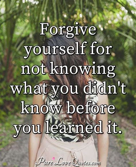Original Quotes About Forgiving Yourself Allquotesideas