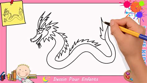 comment dessiner un dragon - Les dessins et coloriage