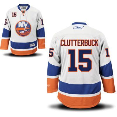 Get deals with coupon and discount code! New York Islanders 15 Cal Clutterbuck Road Jersey - White [New York Islanders Hockey Jerseys 023 ...